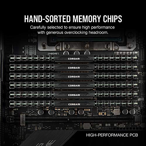 CORSAIR VENGEANCE LPX DDR4 RAM 32GB (2x16GB) 3200MHz CL16-20-20-38 1.35V Intel AMD Desktop Computer Memory - Black (CMK32GX4M2E3200C16)