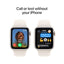 Apple Watch SE (2nd Gen) [GPS 40mm] Smartwatch with Starlight Aluminum Case with Starlight Sport Band S/M. Fitness and Sleep Trackers, Crash Detection, Heart Rate Monitor, Retina Display