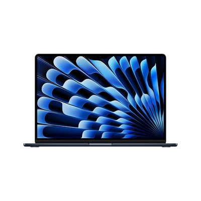 Apple 2025 MacBook Air 15-inch Laptop with M4 chip Built for Apple Intelligence, 15.3-inch Liquid Retina Display, 16GB Unified Memory, 512GB SSD Storage, 12MP Center Stage Camera, Touch ID; Midnight