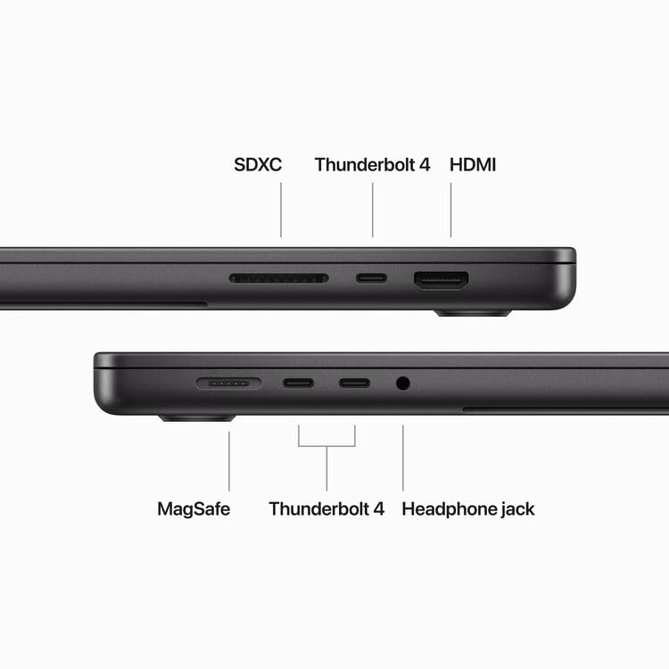 (CTO) Apple MacBook Pro 16-in - M3 Max 16C CPU - 40C GPU, 128GB, 2TB - (Fall 23) Z1AF001AM - Space Black