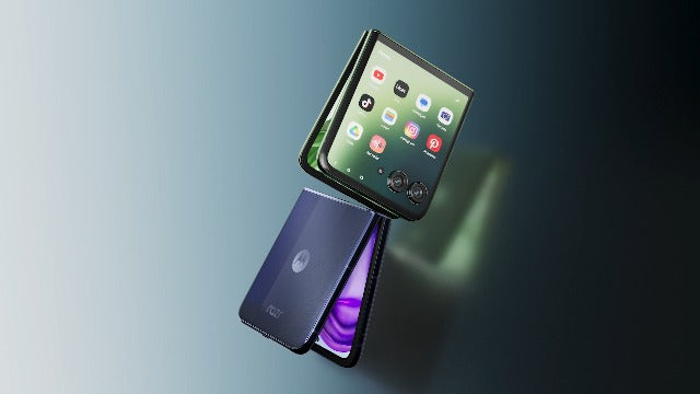 Motorola razr+ | 2024 | Unlocked | Made for US 12/256 | 50MP Camera | Midnight Blue