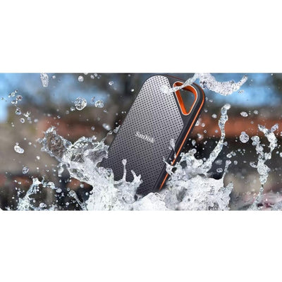 SanDisk 4TB Extreme PRO Portable SSD - Up to 2000MB/s - USB-C, USB 3.2 Gen 2x2, IP65 Water and Dust Resistance, Updated Firmware - External Solid State Drive - SDSSDE81-4T00-G25